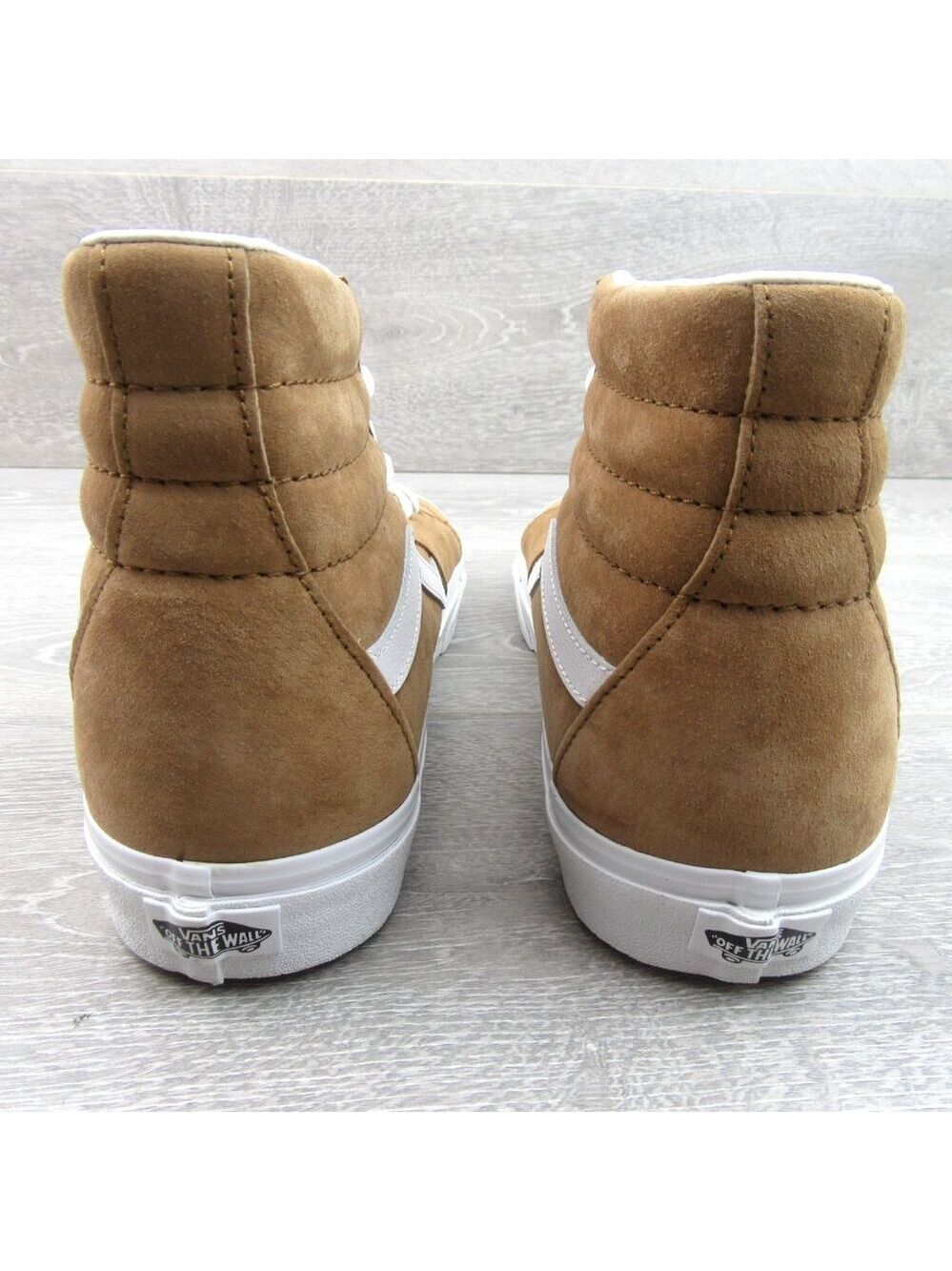 Vans Sk8-Hi Suede Sneakers Men's Size 11.5 Brown NEW - Picture 8 of 15